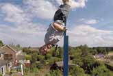 Backyard Inventor Builds Giant 360� Swing